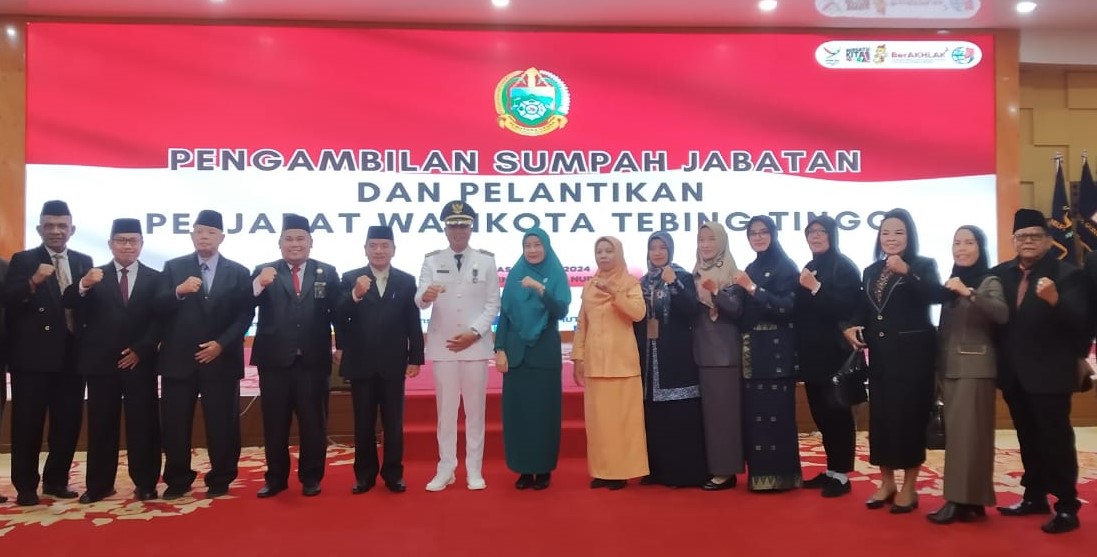 Wakil Ketua PA Tebing Tinggi hadiri pelantikanPj Walikota